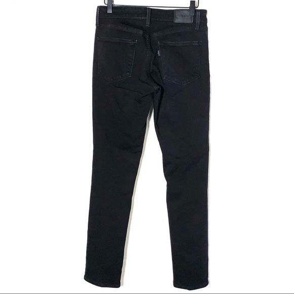 Levi’s black mid rise skinny jeans - Picture 4 of 6